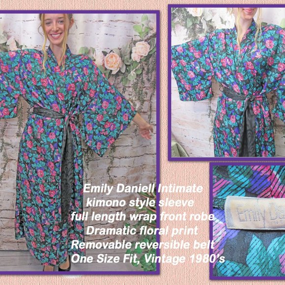 Floral Women's Robe - Picture 3 of 12